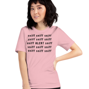 Sniff Sniff ALERT Nose Work & Scent Work T-Shirts - Light
