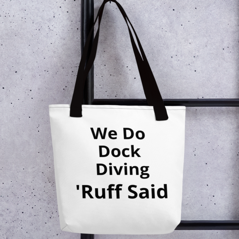 Ruff Dock Diving Tote Bag-White