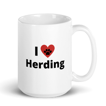 Load image into Gallery viewer, I Heart w/ Paw Herding Mug

