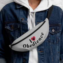 Load image into Gallery viewer, I Heart Obedience Fanny Pack-Grey
