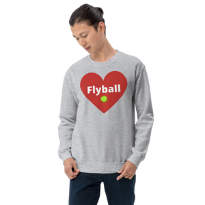 Flyball in Heart Sweatshirts