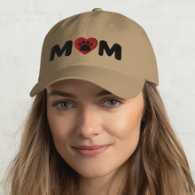 Load image into Gallery viewer, Mom w/ Dog Paw in Heart Light Hats
