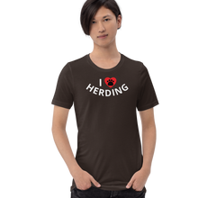 Load image into Gallery viewer, I Heart w/ Paw Herding T-Shirts - Dark
