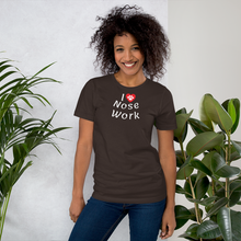Load image into Gallery viewer, I Heart w/ Paw Nose Work T-Shirts - Dark
