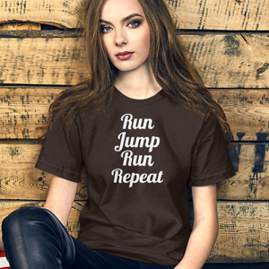Run/Repeat Agility T-Shirts - Dark