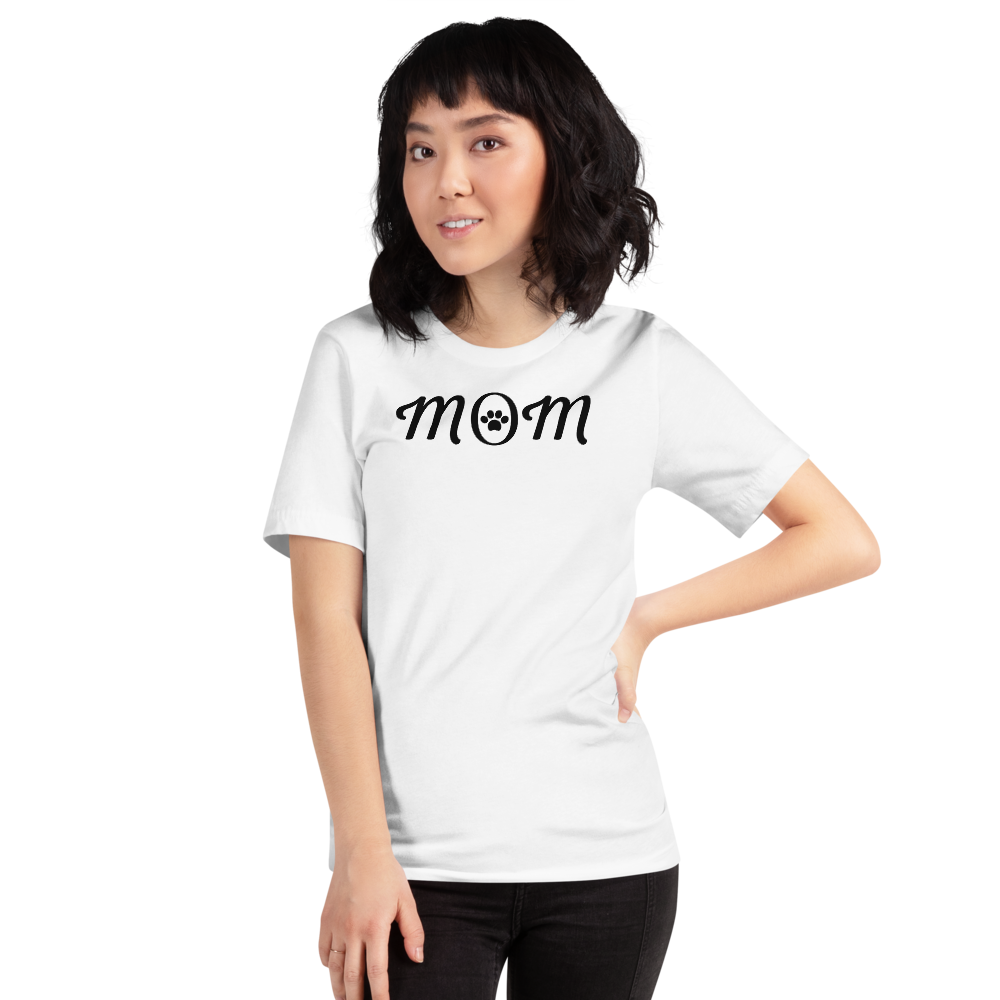 Mom w/ Dog Paw T-Shirts - Light