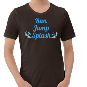 Run/Splash Dock Diving T-Shirts - Dark