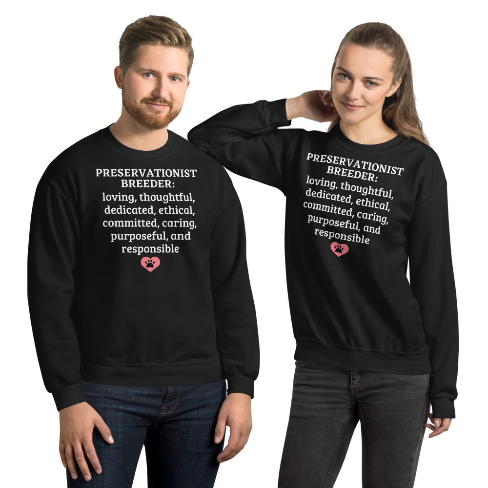 Preservationist Breeder Conformation Sweatshirts - Dark