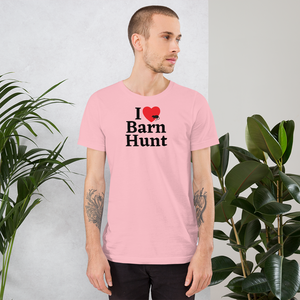 I Heart w/ Rat Barn Hunt T-Shirts - Light