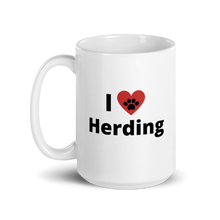 Load image into Gallery viewer, I Heart w/ Paw Herding Mug
