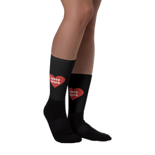 Load image into Gallery viewer, Nose Work in Heart Socks-Black
