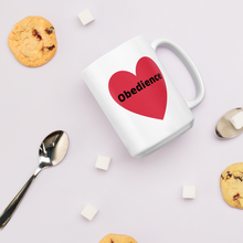 Load image into Gallery viewer, Obedience in Heart Mug
