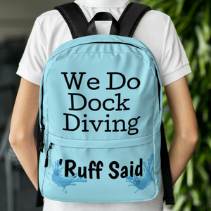 Ruff Dock Diving w/ Splash Backpack-Blue