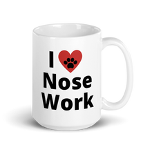 Load image into Gallery viewer, I Heart w/ Paw Nose Work Mug
