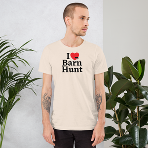 I Heart w/ Rat Barn Hunt T-Shirts - Light