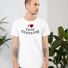 Load image into Gallery viewer, I Heart w/ Paw Lure Coursing Light T-Shirts
