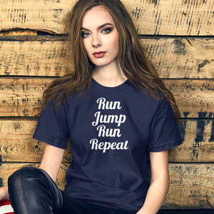 Run/Repeat Agility T-Shirts - Dark