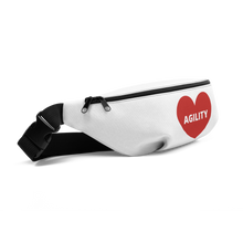 Load image into Gallery viewer, Agility in Heart Fanny Pack-White
