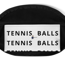 Load image into Gallery viewer, Allover Multi-Colored Tennis Balls &amp; Paw Dog Fanny Pack
