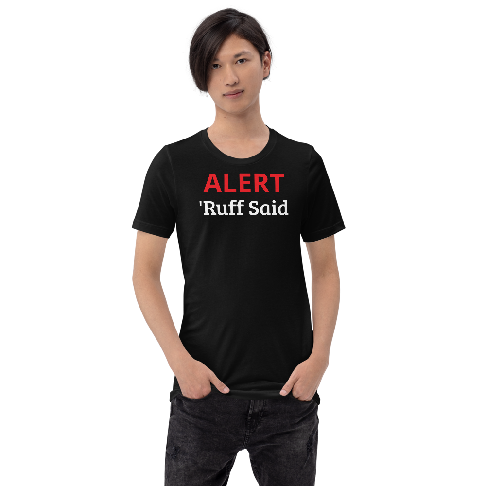 Ruff Alert Nose Work/ Scent Work T-Shirts - Dark
