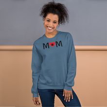 Load image into Gallery viewer, Mom with Dog Paw in Heart Sweatshirts - Light
