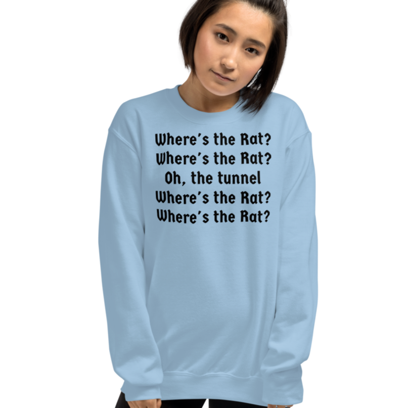 Where's the Rat Sweatshirts - Light