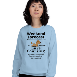 Lure Coursing Weekend Forecast Sweatshirts - Light