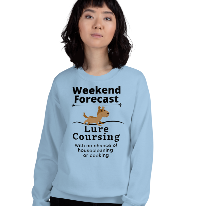 Lure Coursing Weekend Forecast Sweatshirts - Light