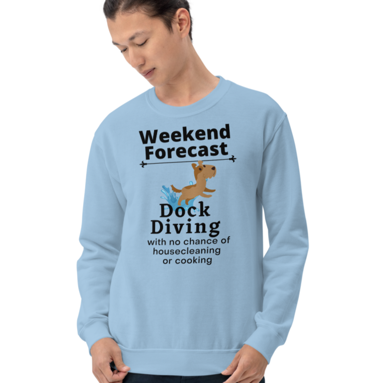 Dock Diving Weekend Forecast Sweatshirt - Light