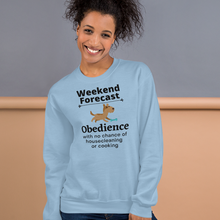 Load image into Gallery viewer, Obedience Weekend Forecast Sweatshirts - Light
