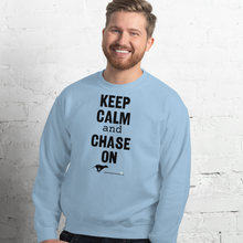 Load image into Gallery viewer, Keep Calm &amp; Chase On Lure Coursing Sweatshirts - Light
