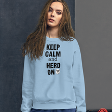 Load image into Gallery viewer, Keep Calm &amp; Sheep Herd On Sweatshirts - Light
