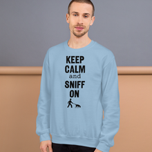 Load image into Gallery viewer, Keep Calm &amp; Sniff On Tracking Sweatshirts - Light
