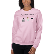 Load image into Gallery viewer, Russell Terrier Plan for the Day Sweatshirts - Light
