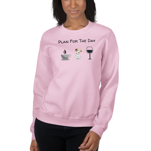 Russell Terrier Plan for the Day Sweatshirts - Light