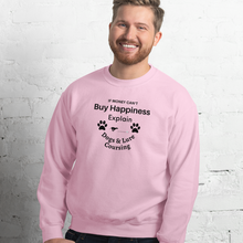 Load image into Gallery viewer, Buy Happiness w/ Dogs &amp; Lure Coursing Sweatshirts - Light
