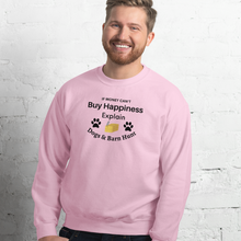 Load image into Gallery viewer, Buy Happiness w/ Dogs &amp; Barn Hunt Sweatshirt - Light
