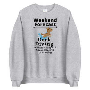 Dock Diving Weekend Forecast Sweatshirt - Light