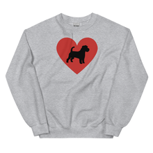 Load image into Gallery viewer, Russell Terrier in Heart Sweatshirts - Light
