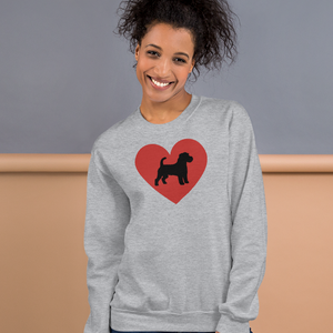 Russell Terrier in Heart Sweatshirts - Light
