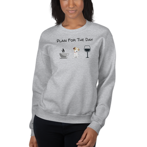 Russell Terrier Plan for the Day Sweatshirts - Light