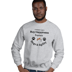 Buy Happiness w/ Dogs & Agility Sweatshirts - Light