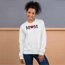 Load image into Gallery viewer, Mom with Dog Paw in Heart Sweatshirts - Light
