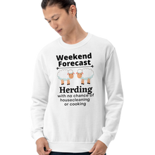Load image into Gallery viewer, Sheep Herding Weekend Forecast Sweatshirts - Light
