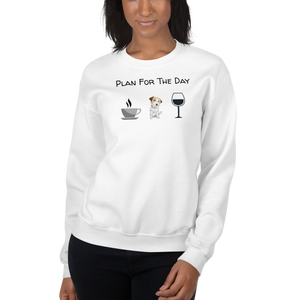 Russell Terrier Plan for the Day Sweatshirts - Light