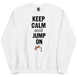 Keep Calm & Jump On Agility Sweatshirts - Light