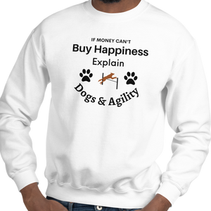 Buy Happiness w/ Dogs & Agility Sweatshirts - Light