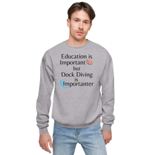 Load image into Gallery viewer, Dock Diving is Importanter Sweatshirts - Light
