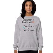 Load image into Gallery viewer, Obedience is Importanter Sweatshirts - Light
