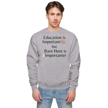 Load image into Gallery viewer, Barn Hunt is Importanter Sweatshirts - Light
